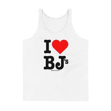 I Love BJ's Unisex Tank Top