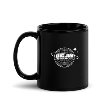 Big Jim Energy Black Glossy Mug