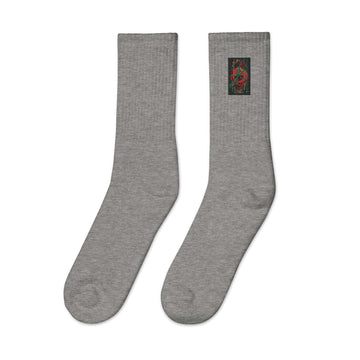 Legalize Marinara Embroidered Socks