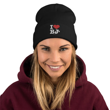 I Love BJ's Embroidered Beanie