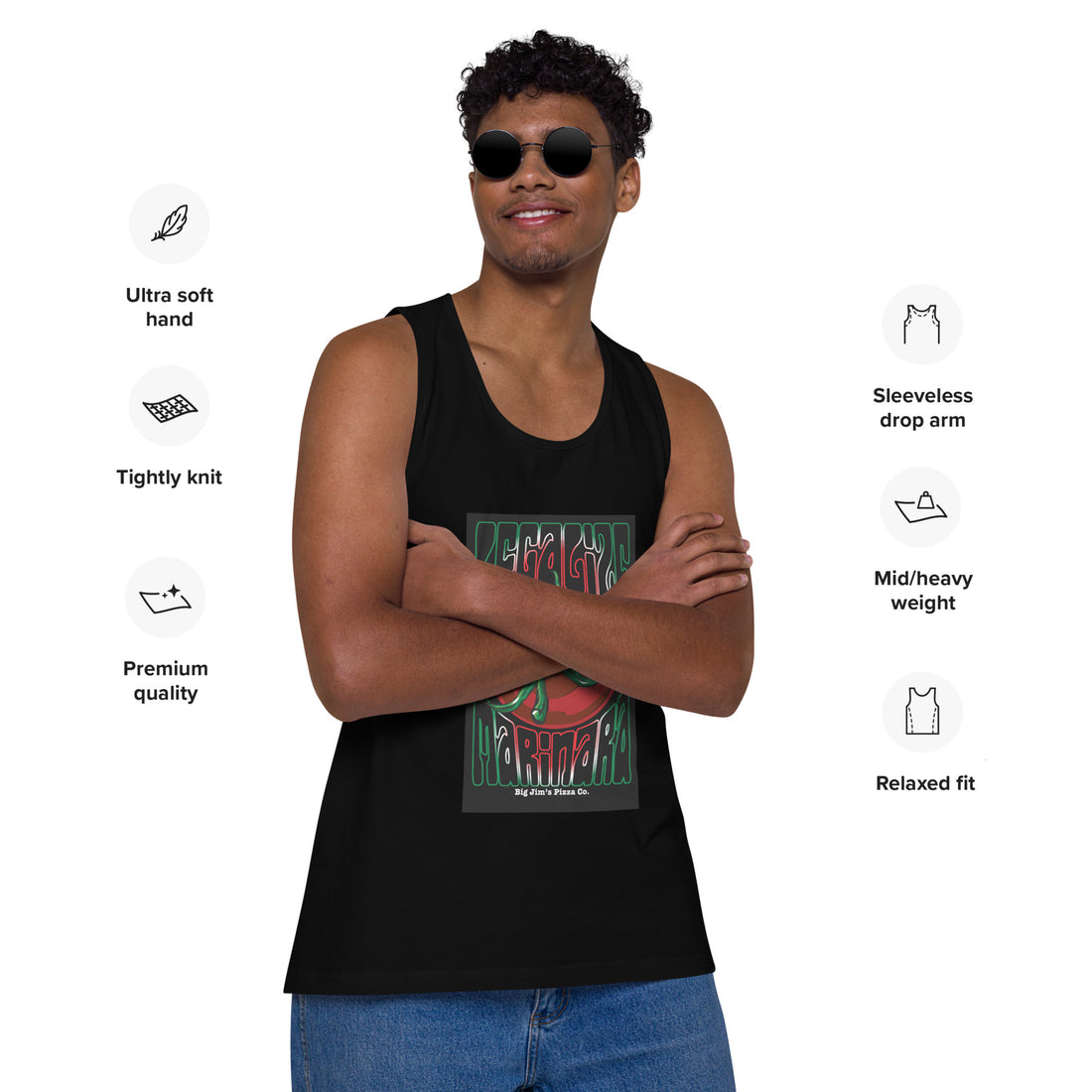 Legalize Marinara Men’s Premium Tank Top