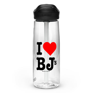 I Love BJ's Sports Water Bottle