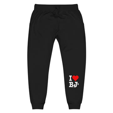I Love BJ's Unisex Fleece Sweatpants