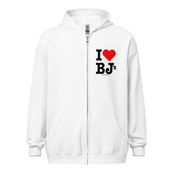 I Love BJ's Unisex Heavy Blend Zip Hoodie