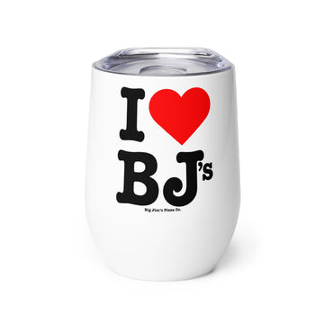 I Love BJ's Wine Tumbler