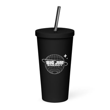 Big Jim Energy Insulated Tumbler with a Straw