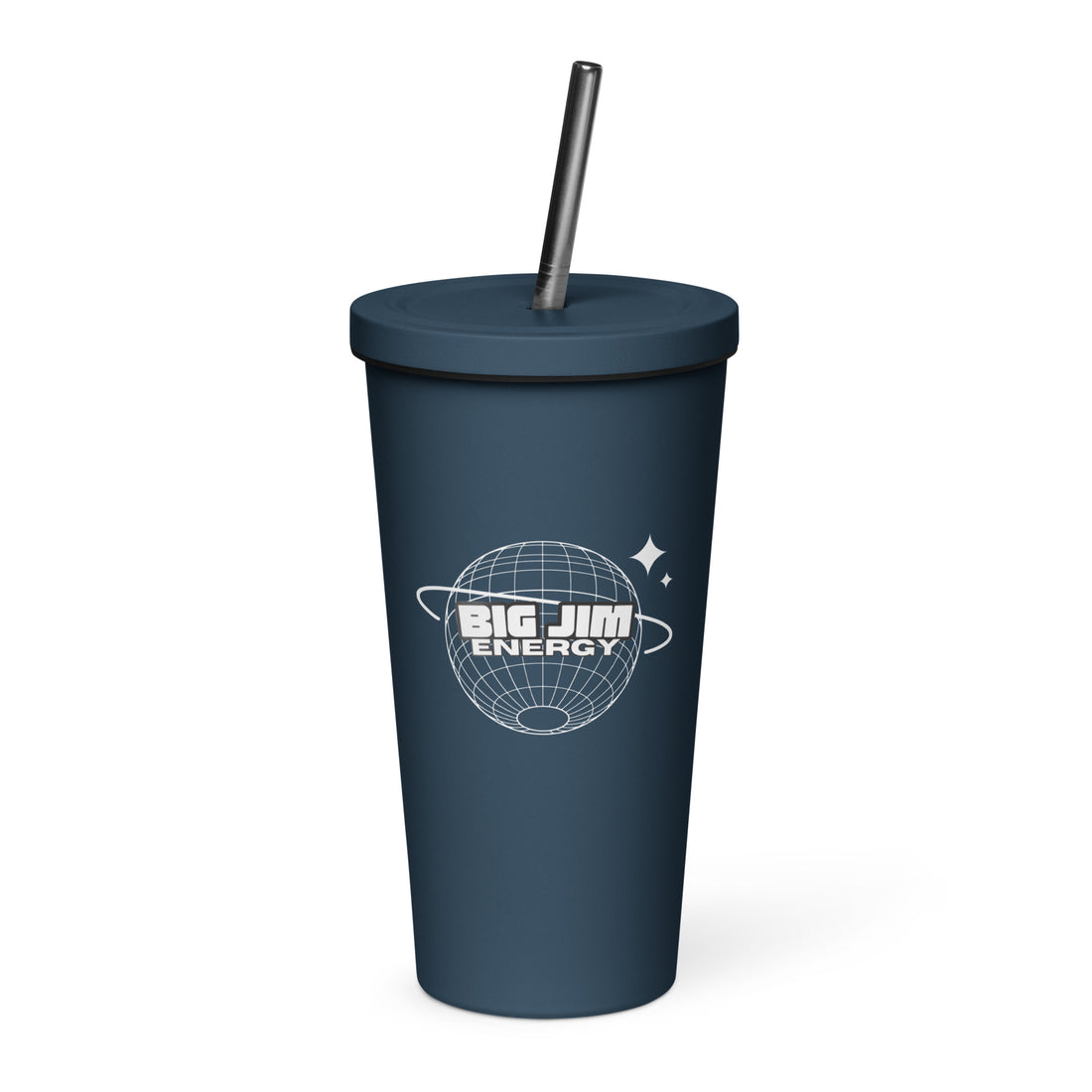 Big Jim Energy Insulated Tumbler with a Straw