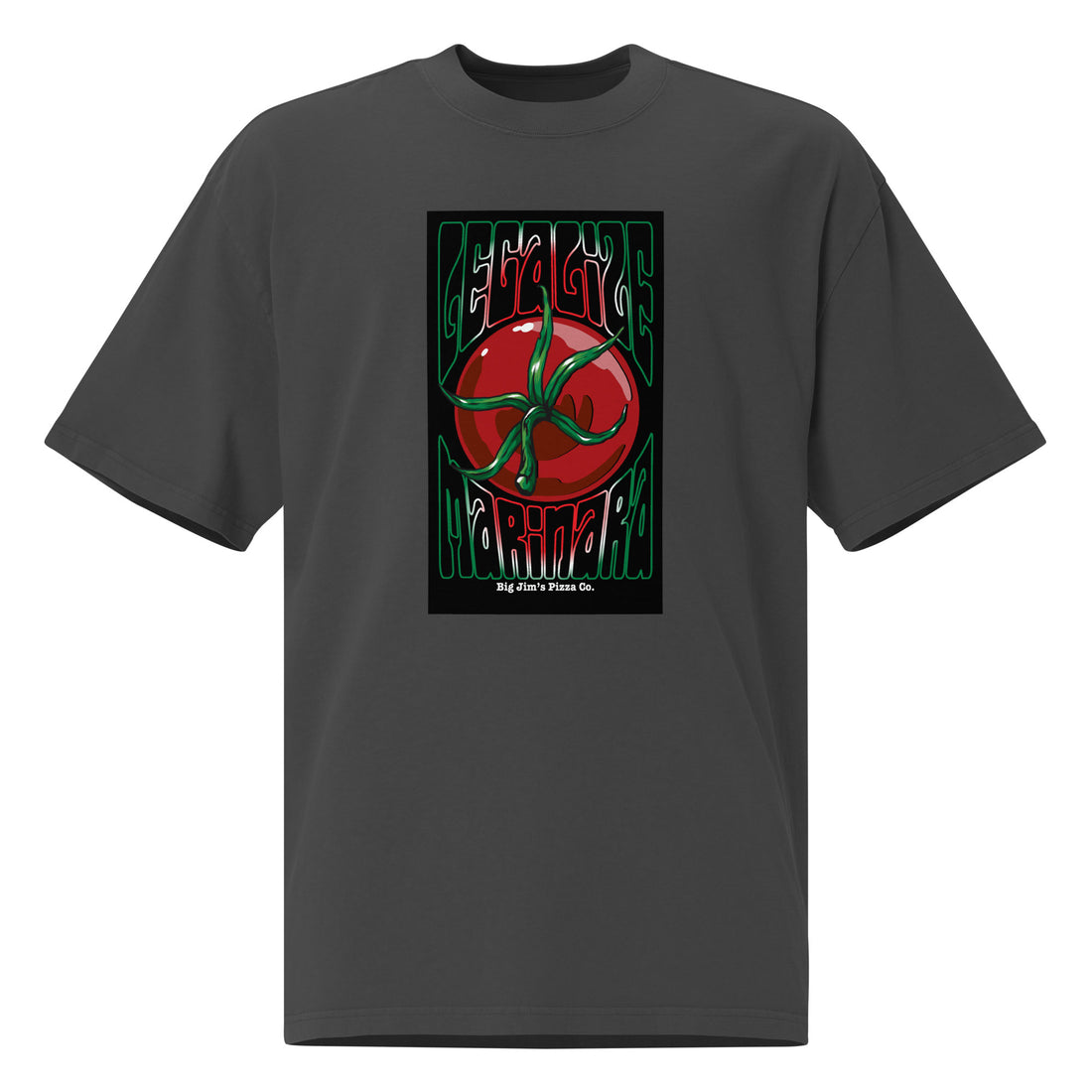 Legalize Marinara Oversized Faded T-shirt