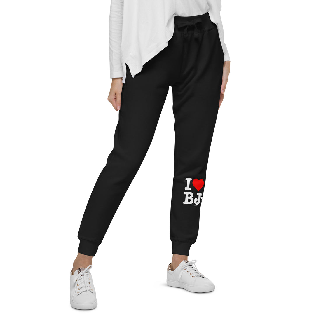 I Love BJ's Unisex Fleece Sweatpants