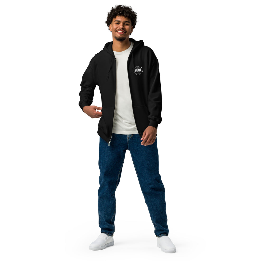 Big Jim Energy Unisex Heavy Blend Zip Hoodie